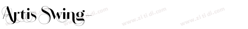 Artis Swing字体转换